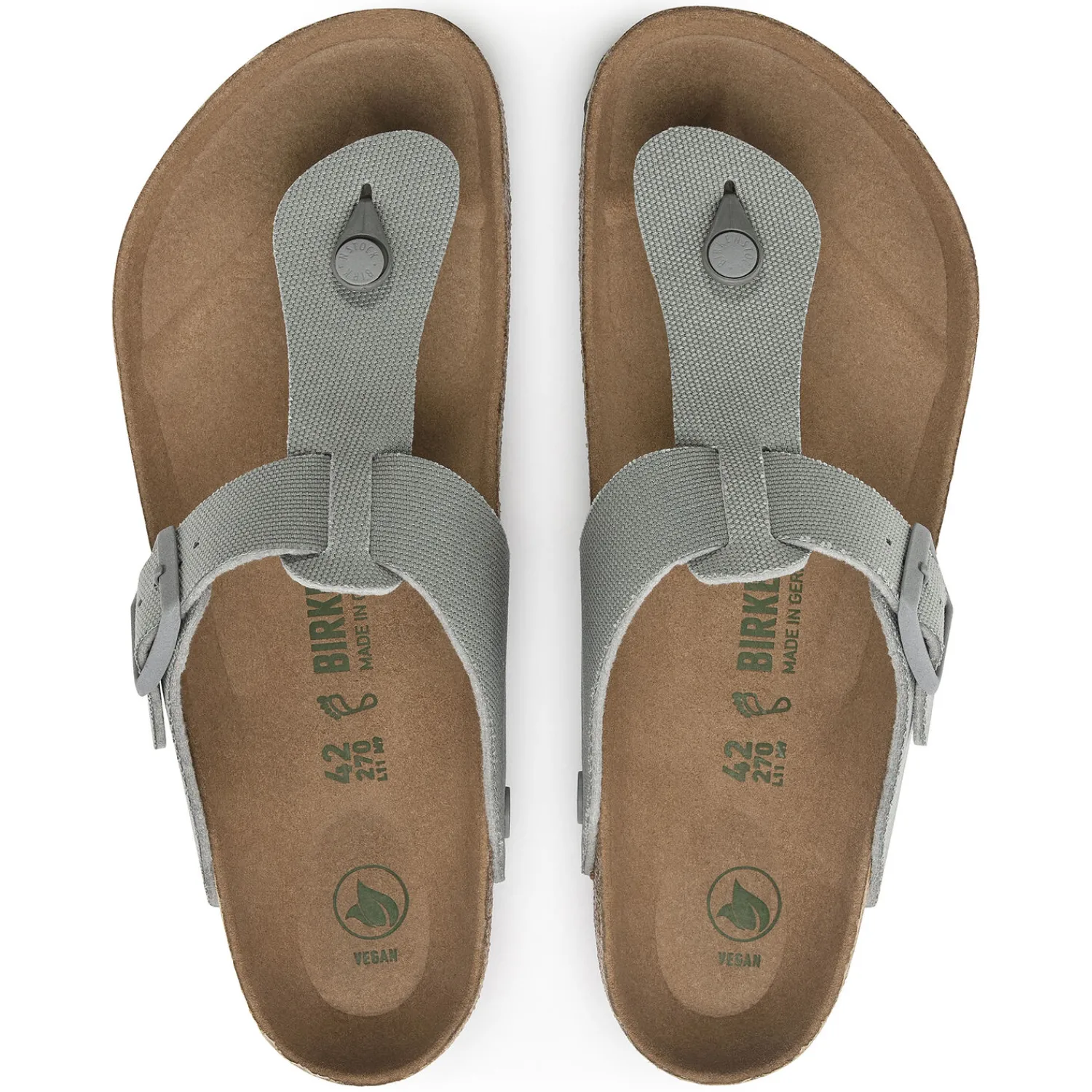 New Birkenstock Medina Vegan Stone Coin