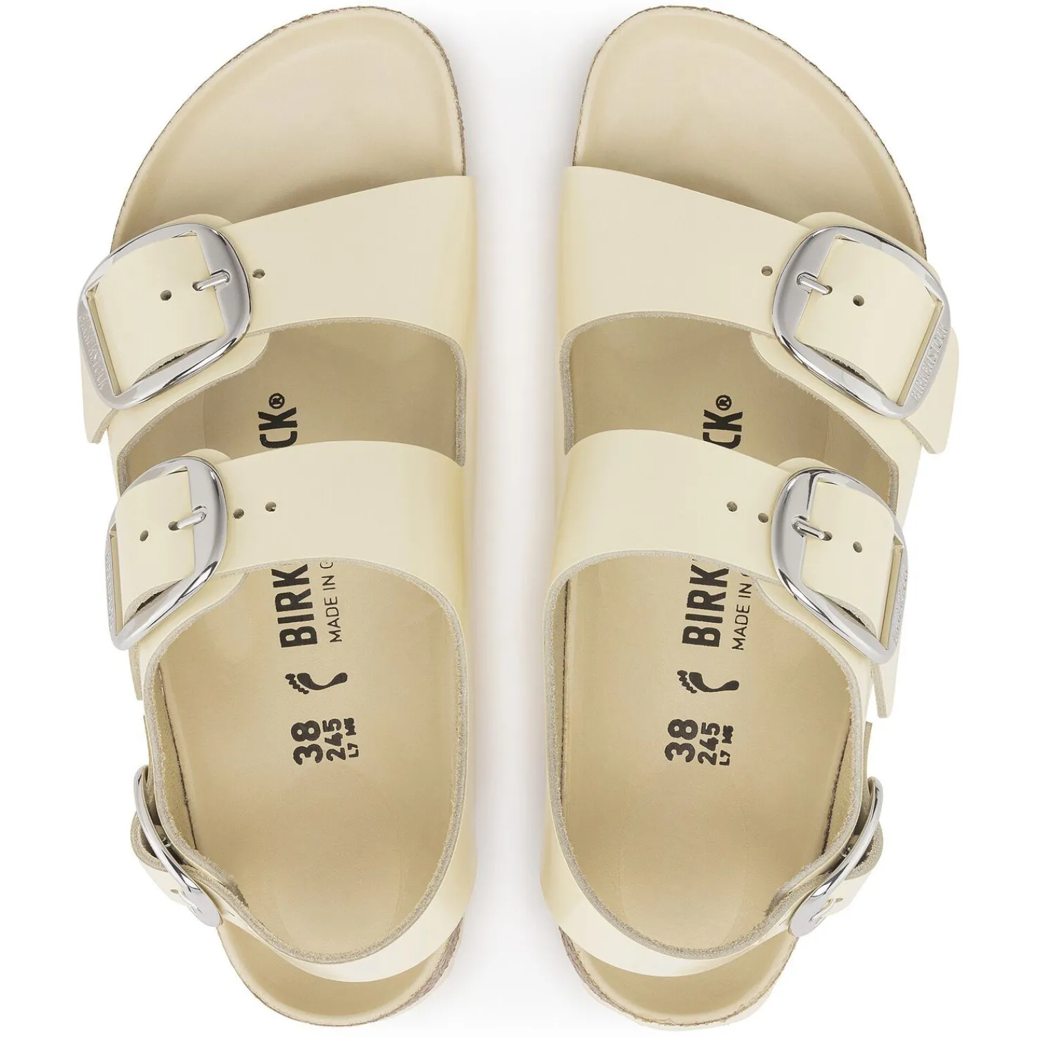 Fashion Birkenstock Milano Big Buckle High Shine Butter