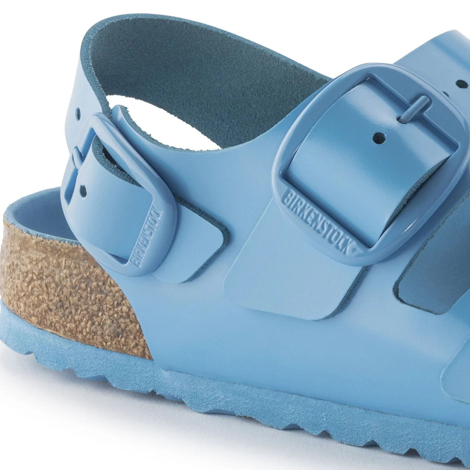 Online Birkenstock Milano Big Buckle High Shine Sky Blue