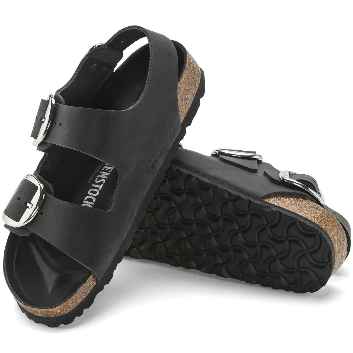 Clearance Birkenstock Milano Big Buckle Black
