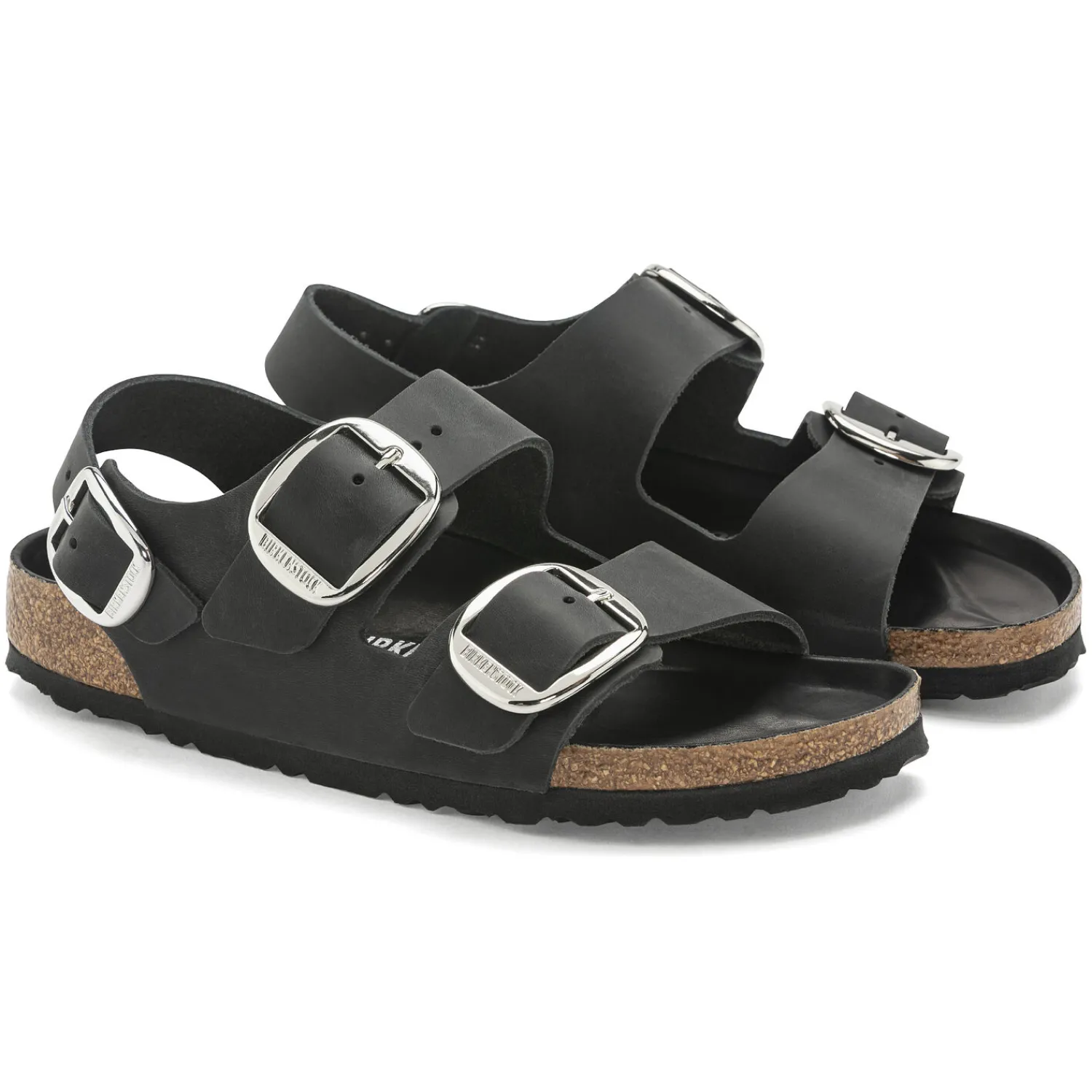 Clearance Birkenstock Milano Big Buckle Black