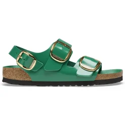 Best Sale Birkenstock Milano Big Buckle High-Shine Digital Green