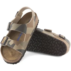 Shop Birkenstock Milano Bs Desert Soil Geo Camo Core