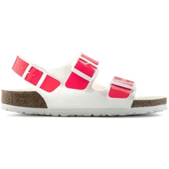 Hot Birkenstock Milano Bs Neon Pink/White Patent