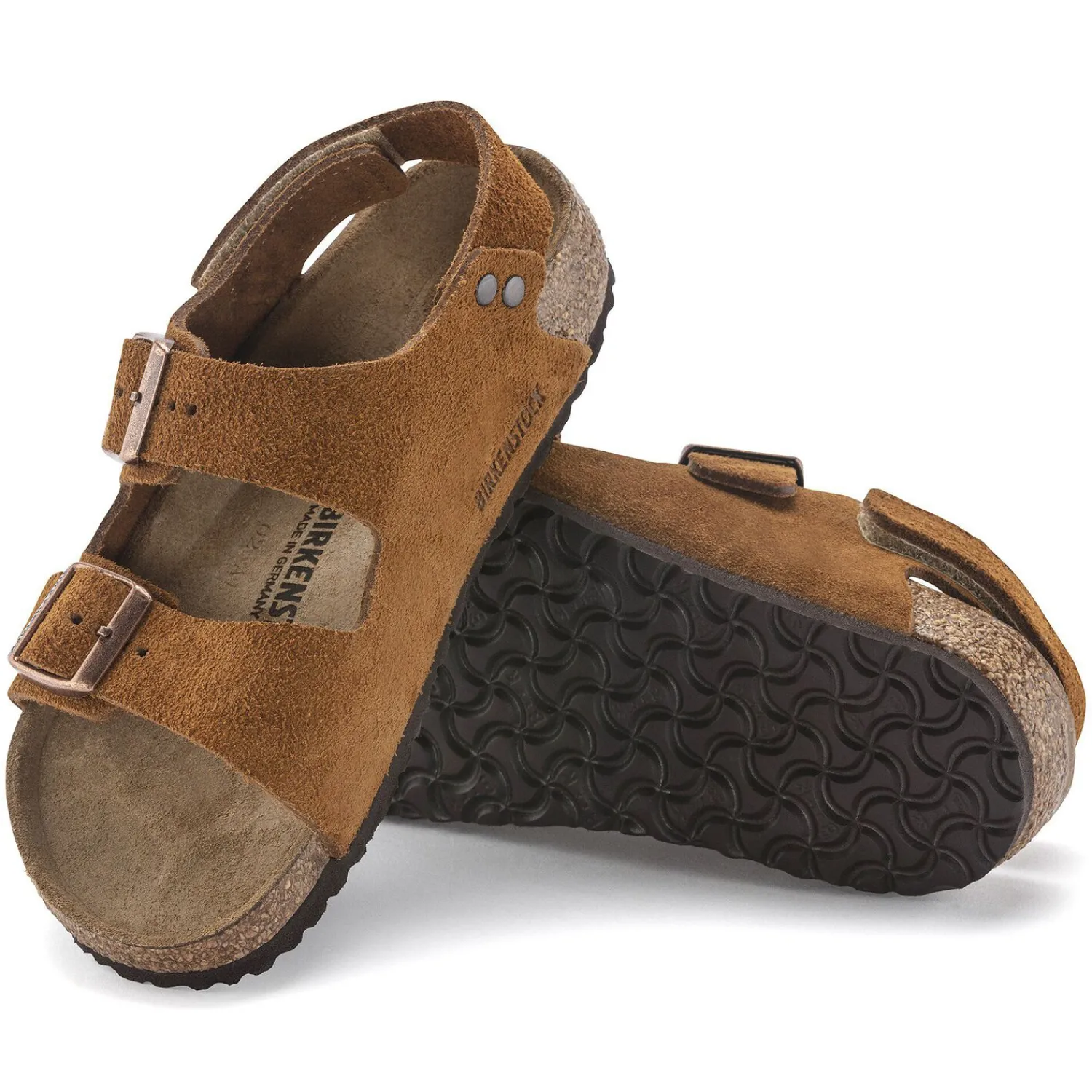 Sale Birkenstock Milano Hl Suede Kids Mink