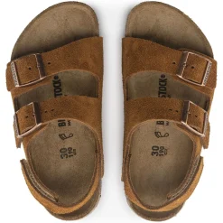 Sale Birkenstock Milano Hl Suede Kids Mink