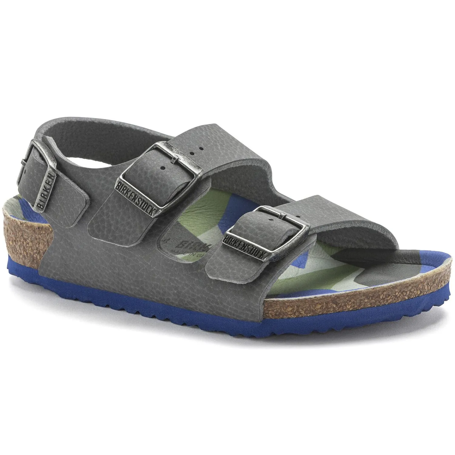Outlet Birkenstock Milano Kids Desert Soil Camo Gray