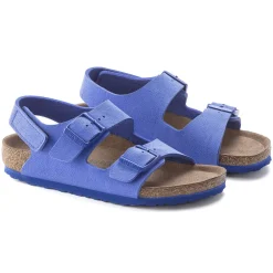 Best Sale Birkenstock Milano Kids Vegan Ultra Blue
