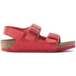 Clearance Birkenstock Milano Kids Vegan Active Red