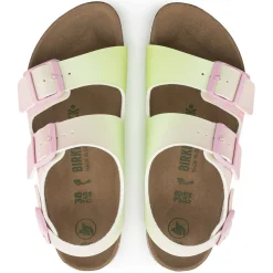 New Birkenstock Milano Vegan Candy Pink/Faded Lime