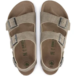 Online Birkenstock Milano Vegan Desert Dust Gray Taupe