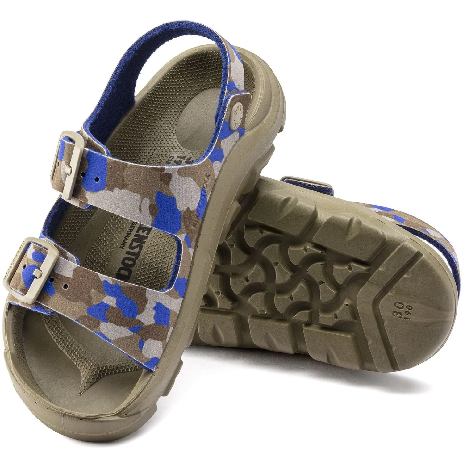 Clearance Birkenstock Mogami Kids Cork Camo Khaki