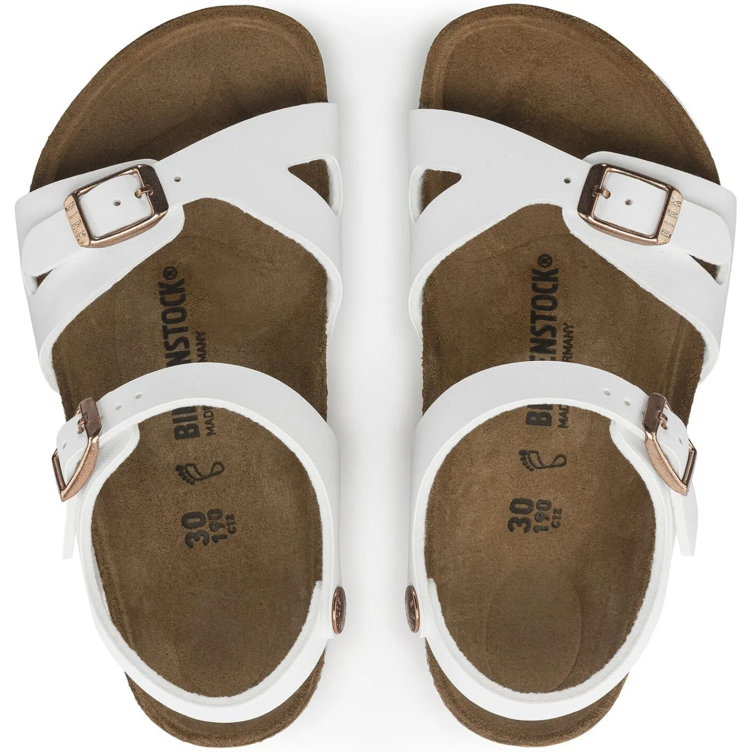 Shop Birkenstock Rio Kids White