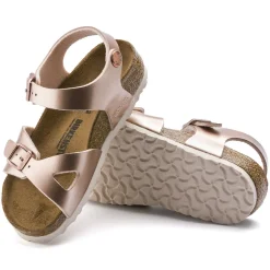 Discount Birkenstock Rio Kids Electric Metallic Copper