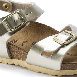 Cheap Birkenstock Rio Kids Electric Metallic Gold
