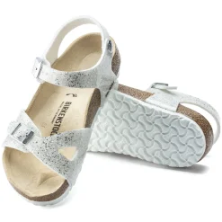Shop Birkenstock Rio Kids Cosmic Sparkle White