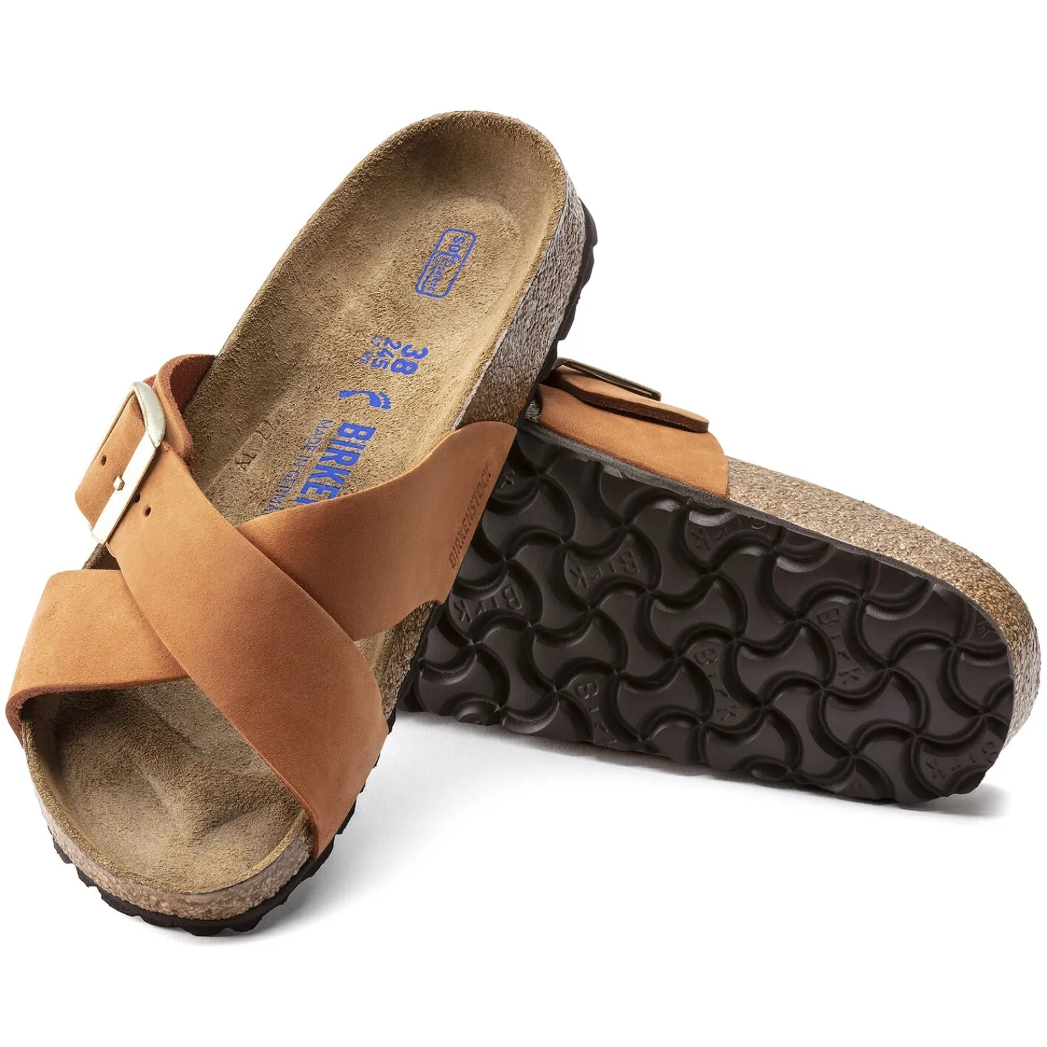 Sale Birkenstock Siena Lit De Pied Souple Pecan