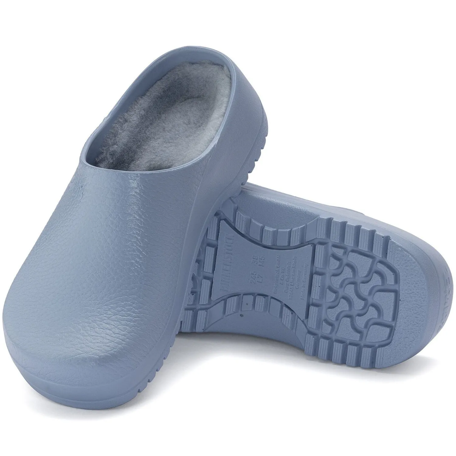 Cheap Birkenstock Super-Birki Shearling Dusty Blue