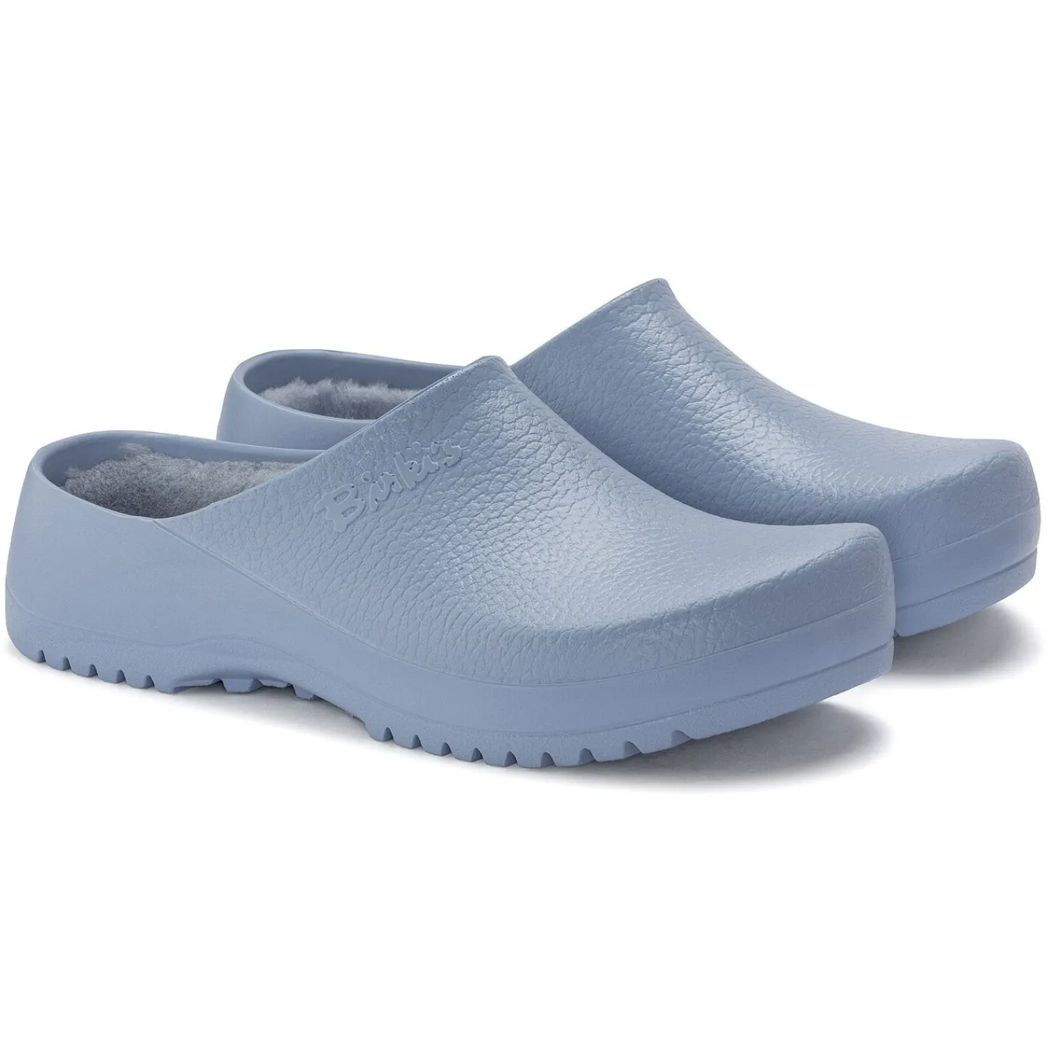 Cheap Birkenstock Super-Birki Shearling Dusty Blue