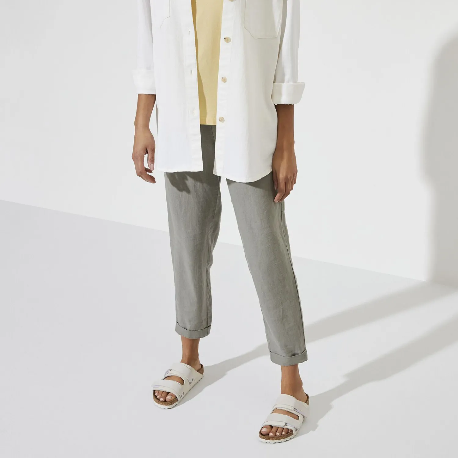 Best Sale Birkenstock Uji Antique White