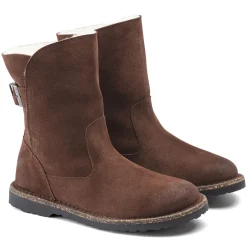 New Birkenstock Uppsala En Fourrure D'Agneau Espresso