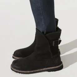 Best Birkenstock Uppsala En Fourrure D'Agneau Black