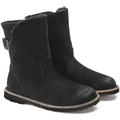 Best Birkenstock Uppsala En Fourrure D'Agneau Black