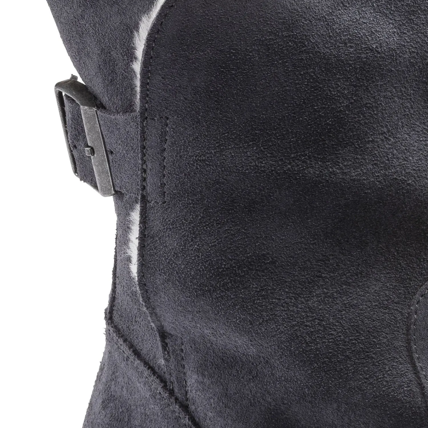 Shop Birkenstock Uppsala En Fourrure D'Agneau Graphite