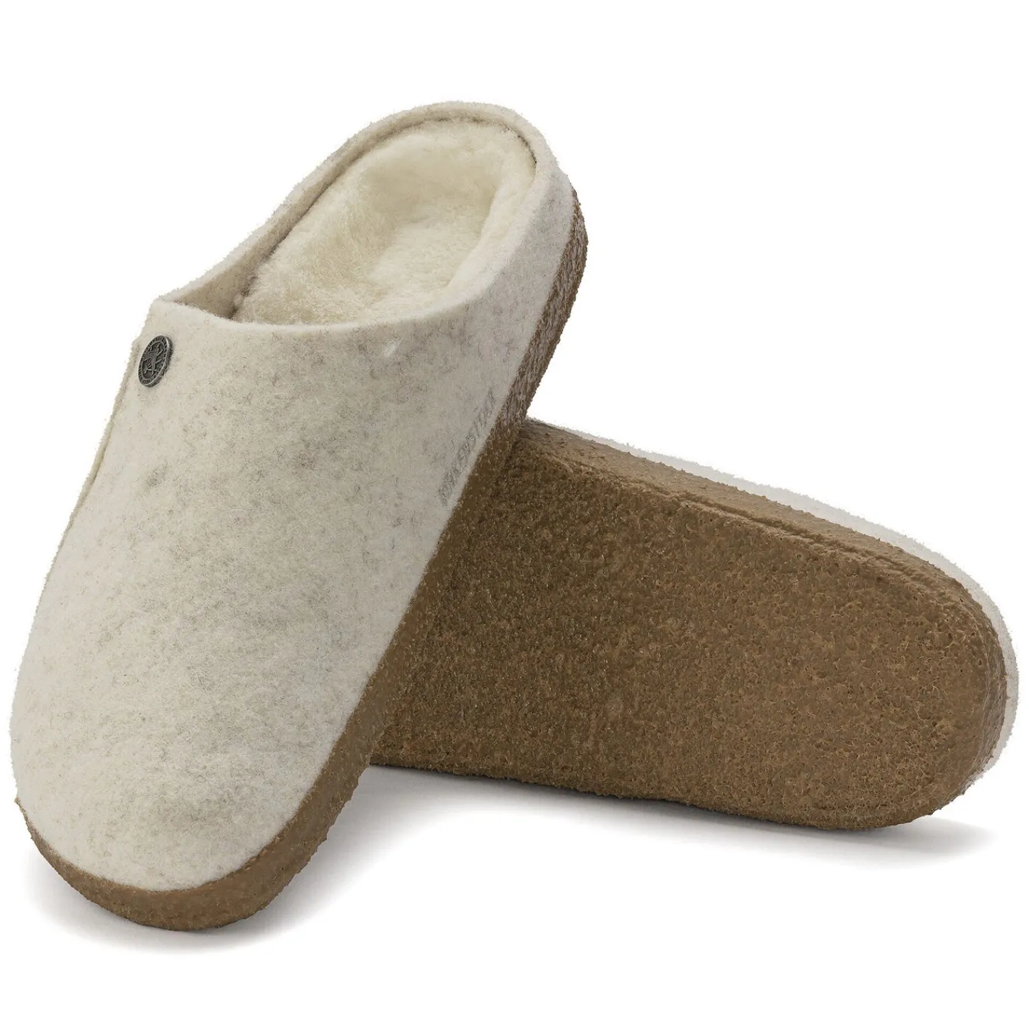 Outlet Birkenstock Zermatt En Fourrure D'Agneau Ecru