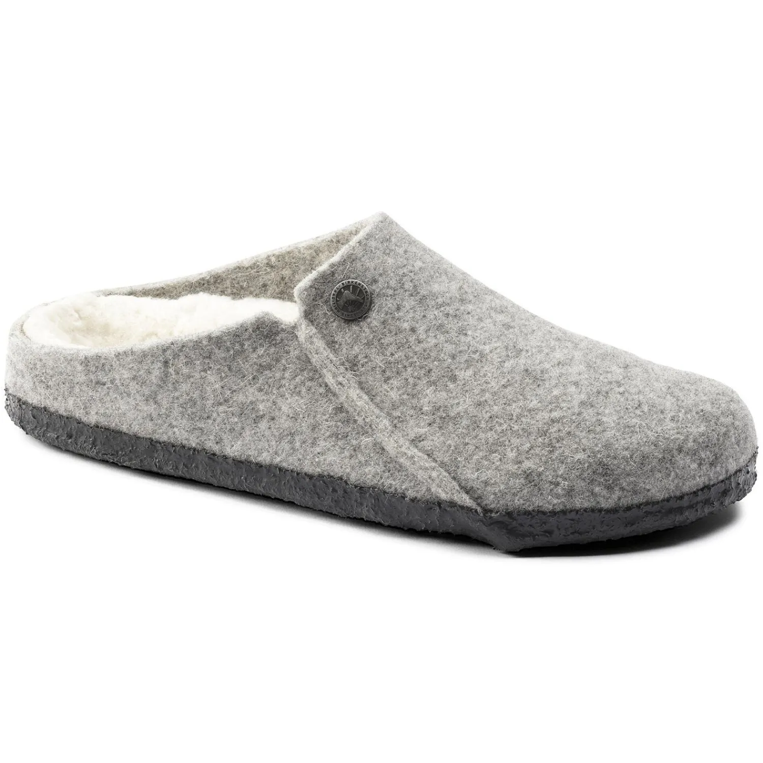 Cheap Birkenstock Zermatt En Fourrure D'Agneau Light Grey