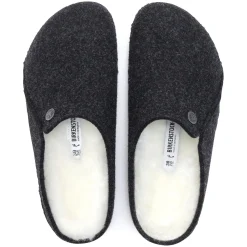 Store Birkenstock Zermatt En Fourrure D'Agneau Anthracite