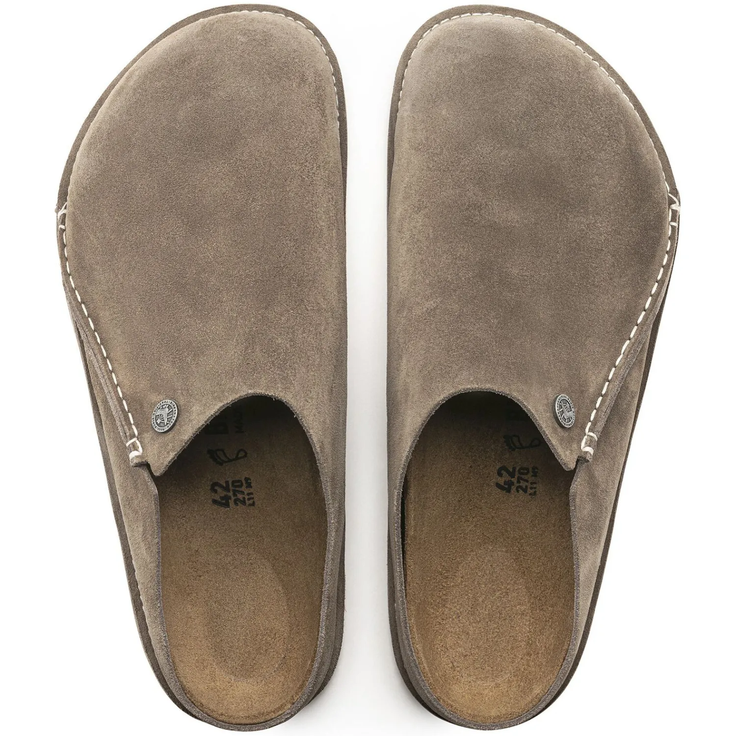 Shop Birkenstock Zermatt Premium Gray Taupe